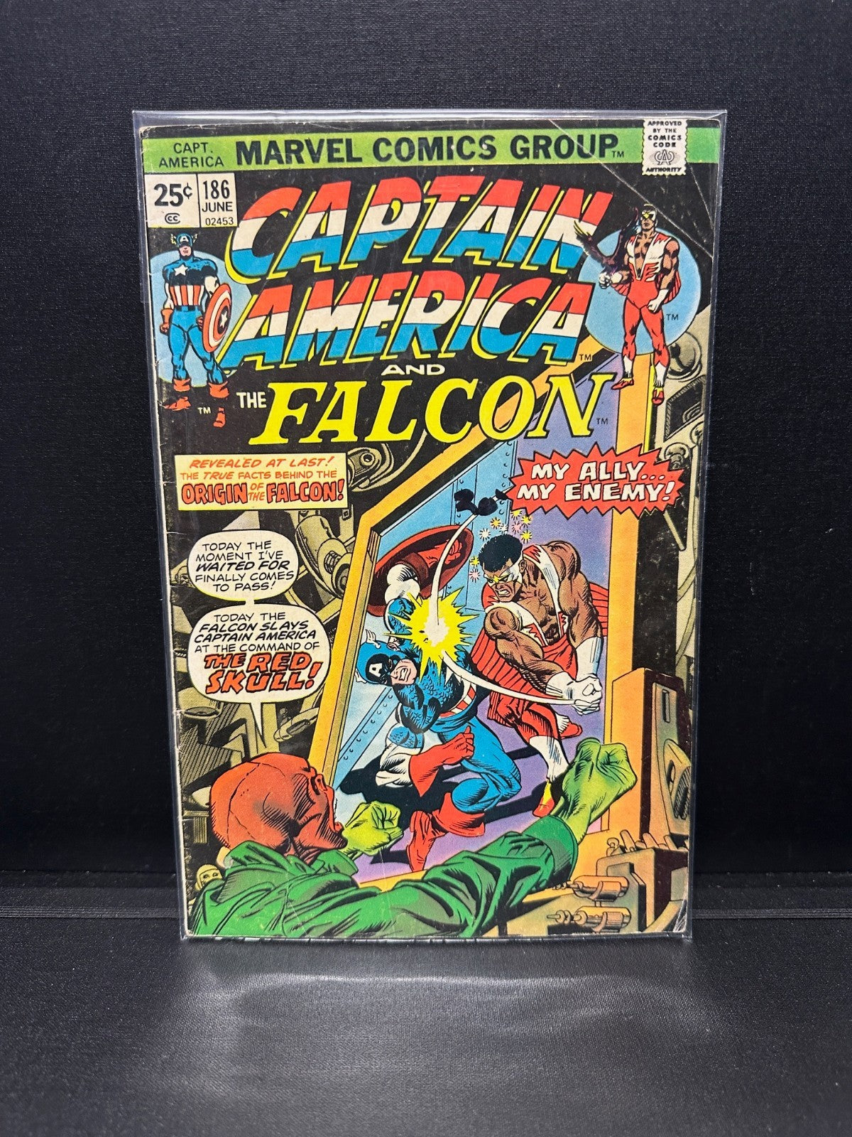 Marvel Comics Captain America and The Falcon #186 Vintage 1975