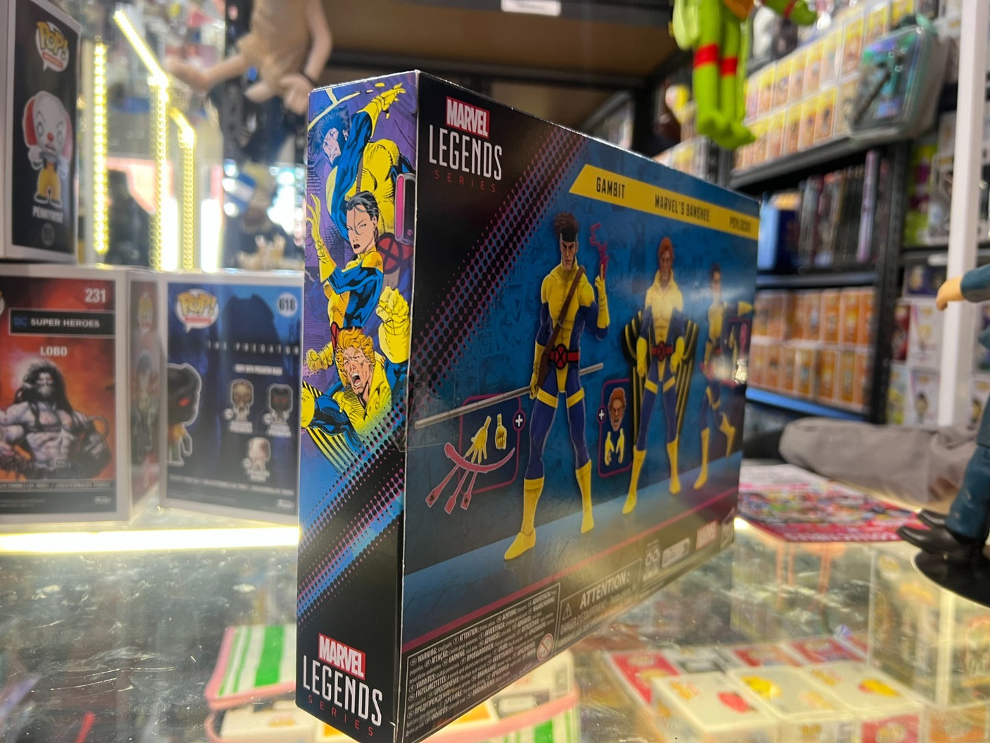 Marvel Legends Series X-Men Gambit Marvel's Banshee Psylocke 6" Figures MIB