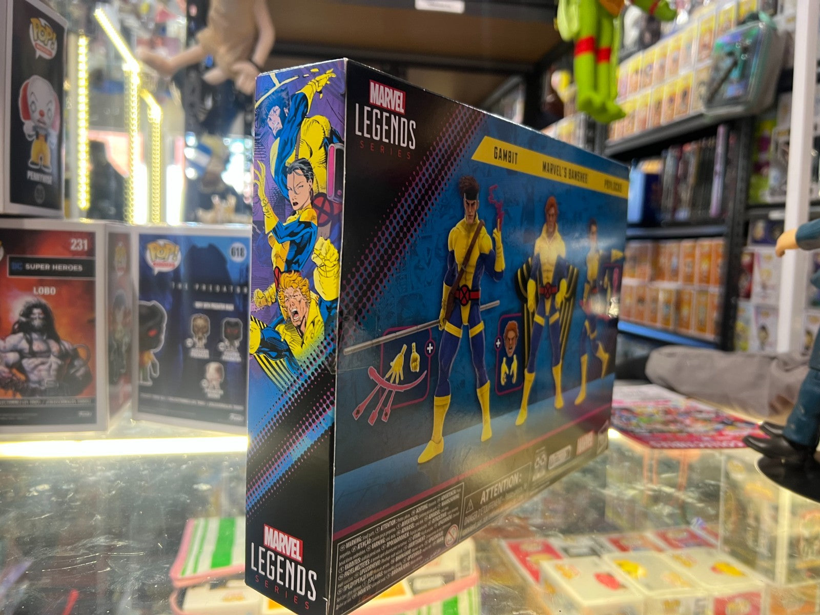 Marvel Legends Series X-Men Gambit Marvel's Banshee Psylocke 6" Figures MIB