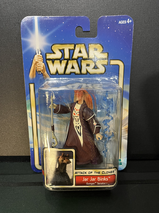 Jar Jar Binks Gungan Senator Star Wars AOTC 3.75 Action Figure