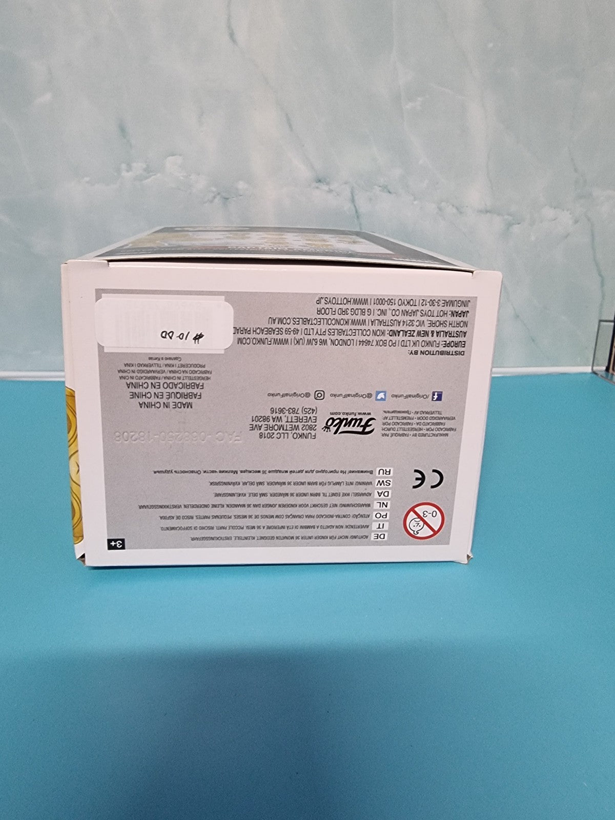 Funko Pop! Captain America #377 Gold Chrome Marvel Studios First 10 Years