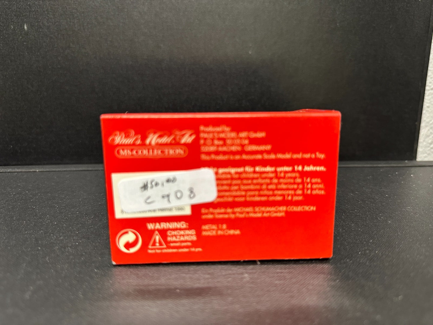 Pauls Model Art Helmet Collection Michael Schumacher 1990