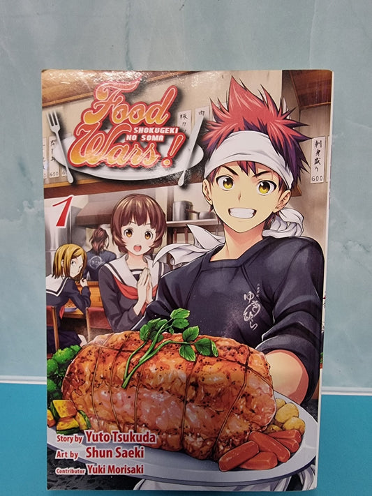 Food Wars Shokugeki no Soma Vol 1  Manga Shonen Jump Graphic Novel Book Viz