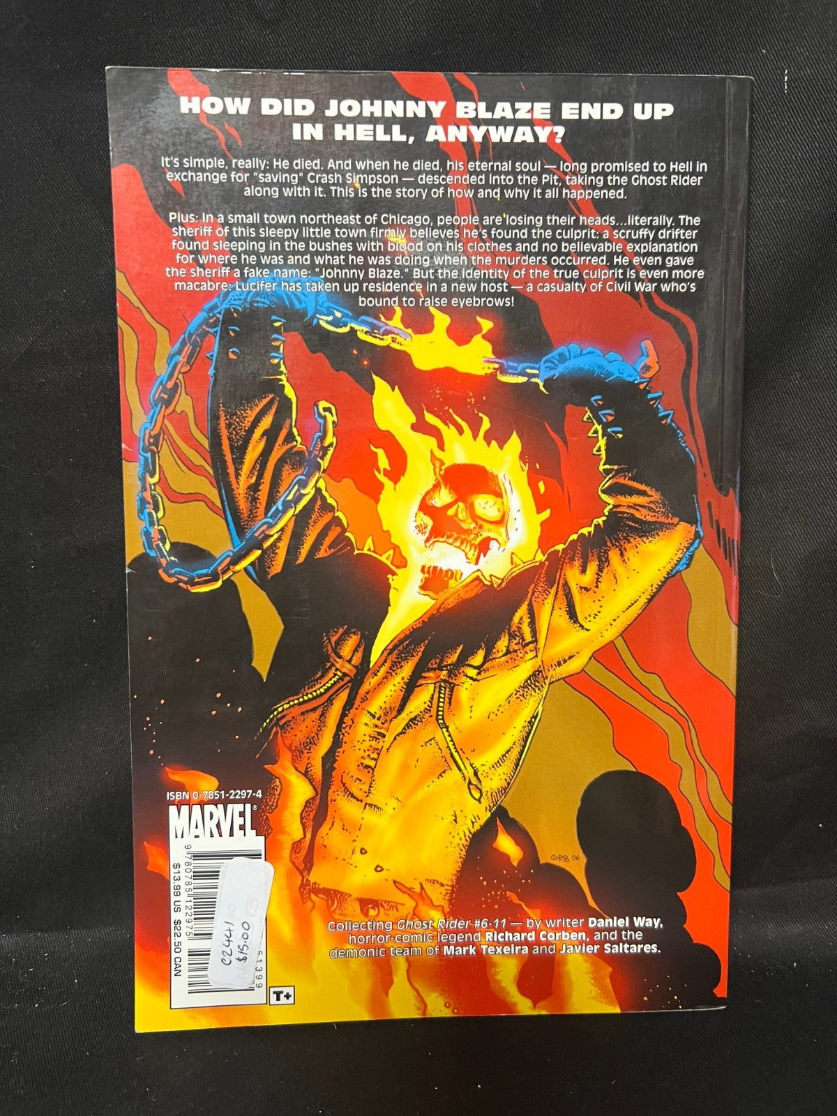 Ghost Rider vol 2 The Life and Death of Johnny Blaze paperback 