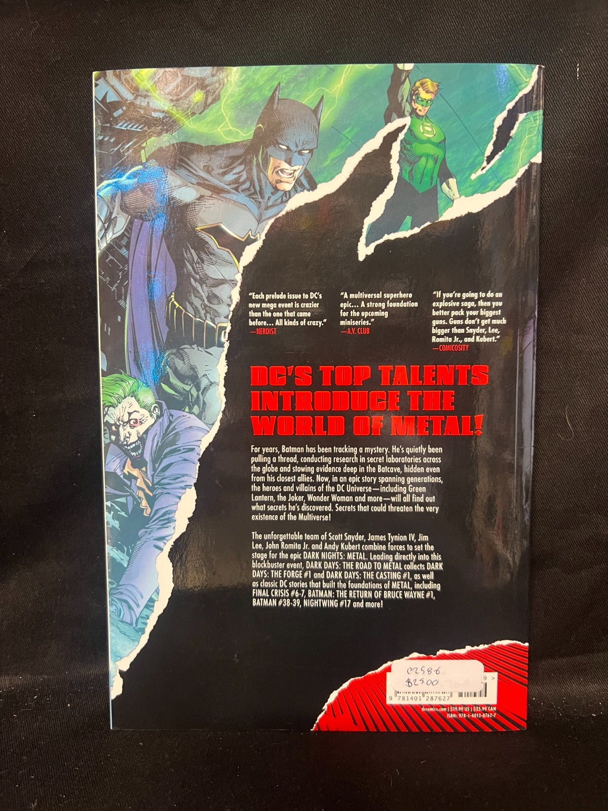 DC Dark Days The Road To Metal TPB Graphic Novel Scott Snyder