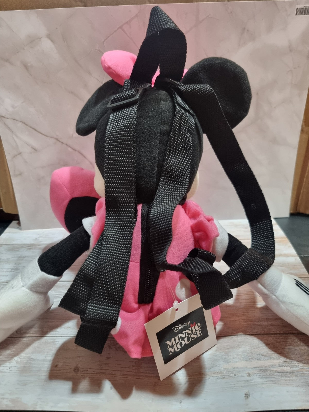 Disney Minnie Mouse 15 Inch Plush Backpack