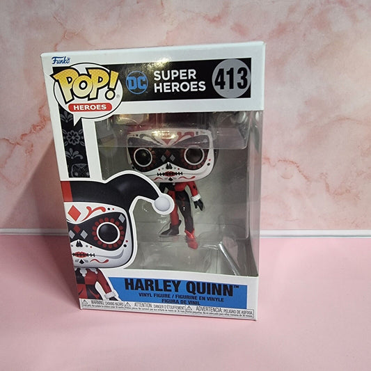 FUNKO Pop Vinyl DC Super Heroes DIA DE LOS HARLEY QUINN #413