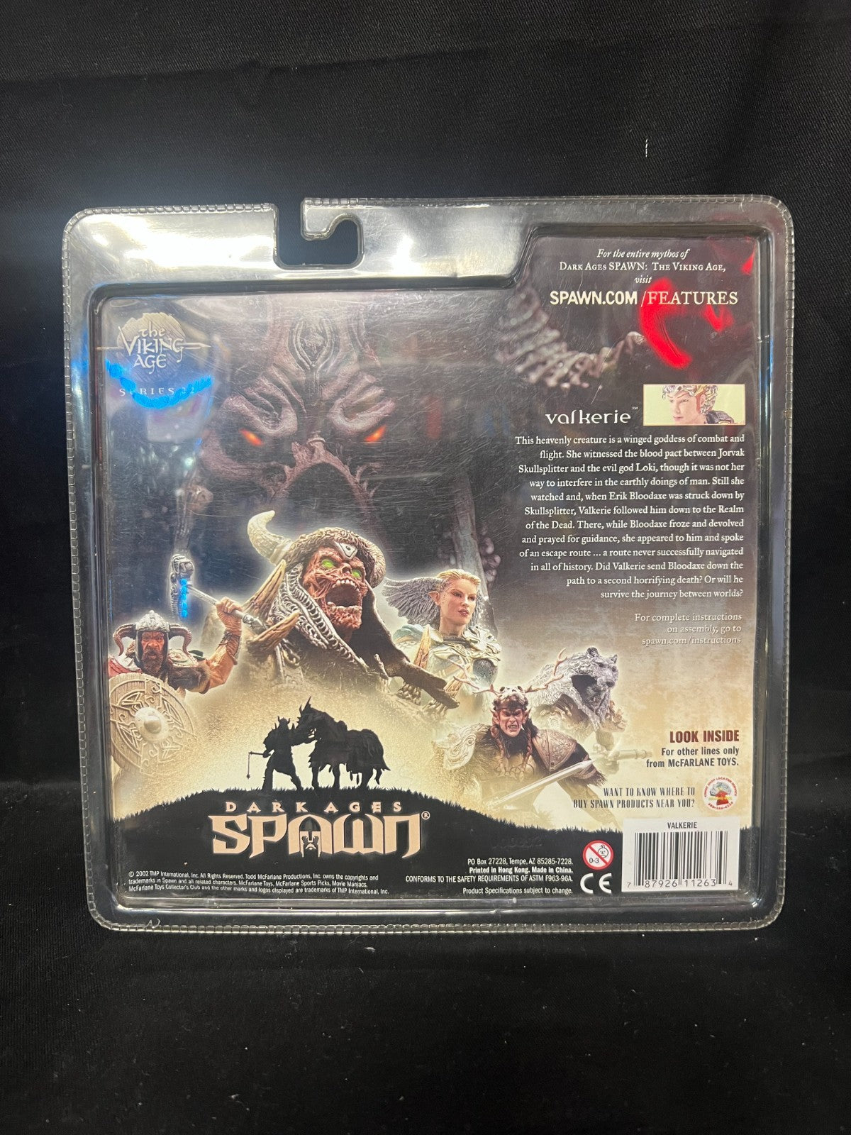 2002 McFarlane - SPAWN DARK AGES - THE VIKING AGE - VALKERIE - NIB