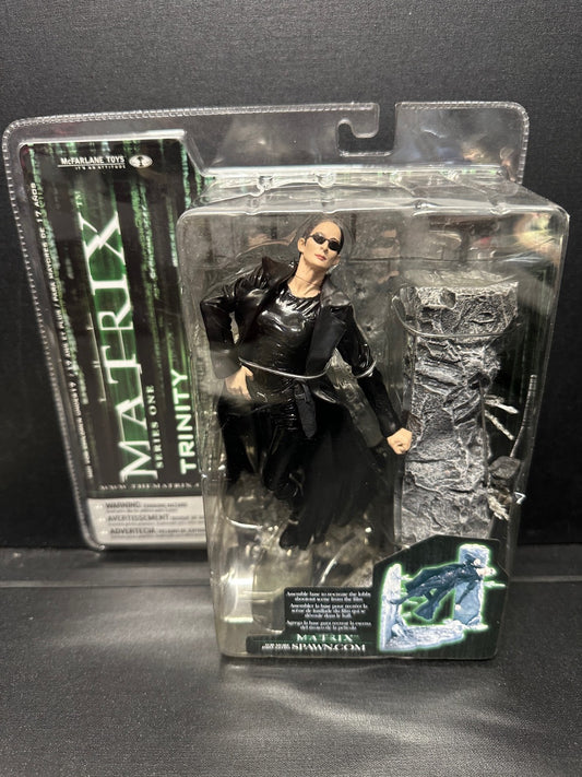 The Matrix McFarlane Toys Series Two Trinity Action Figure (Lobby Scene)