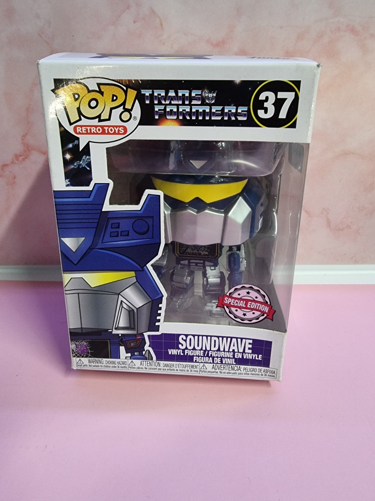 Funko POP! Exclusive Transformers Soundwave #37 Special Ediition