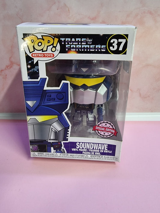 Funko POP! Exclusive Transformers Soundwave #37 Special Ediition