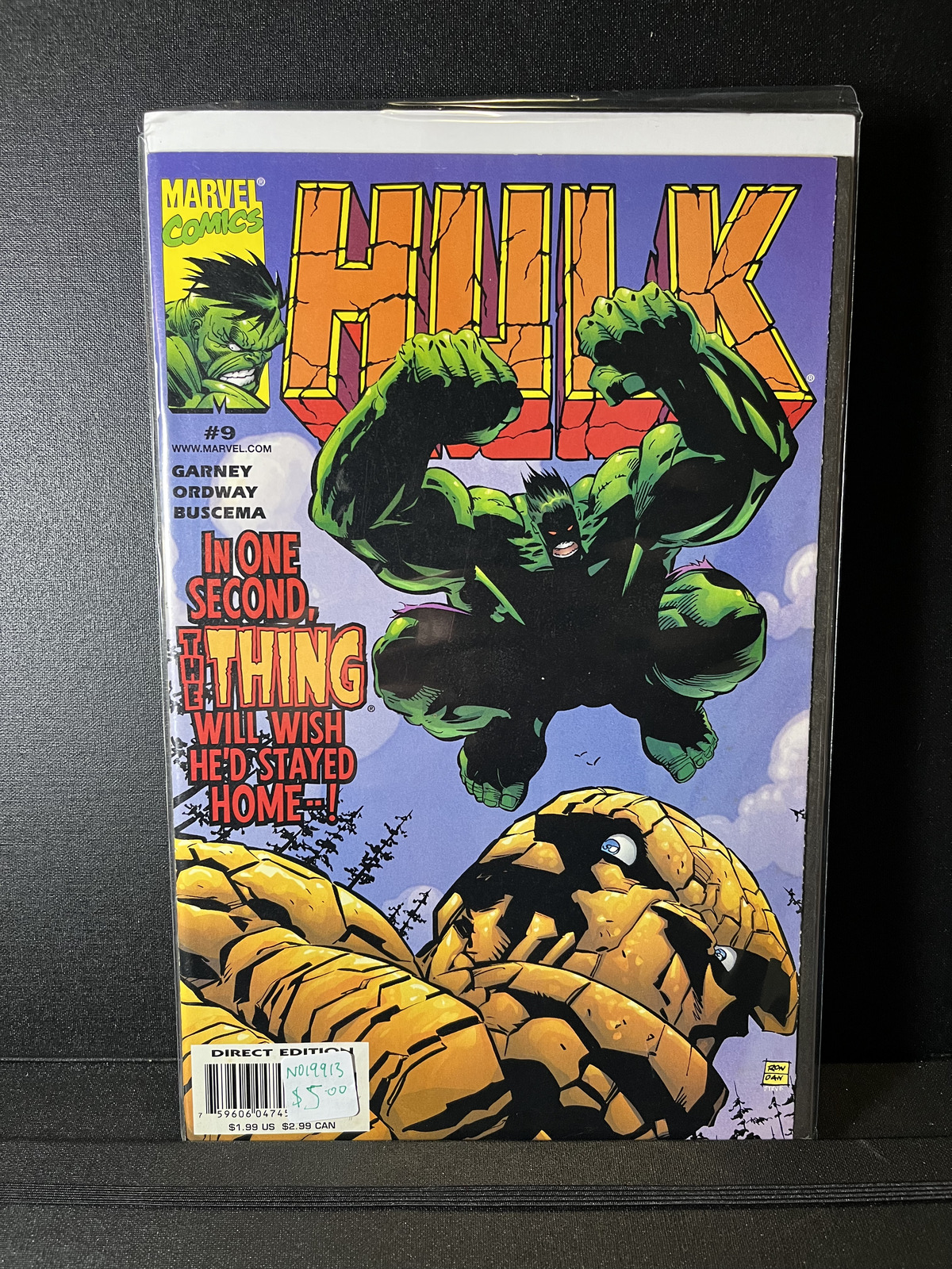 HULK #9  The Thing vs. The Hulk! Marvel Comics 1992