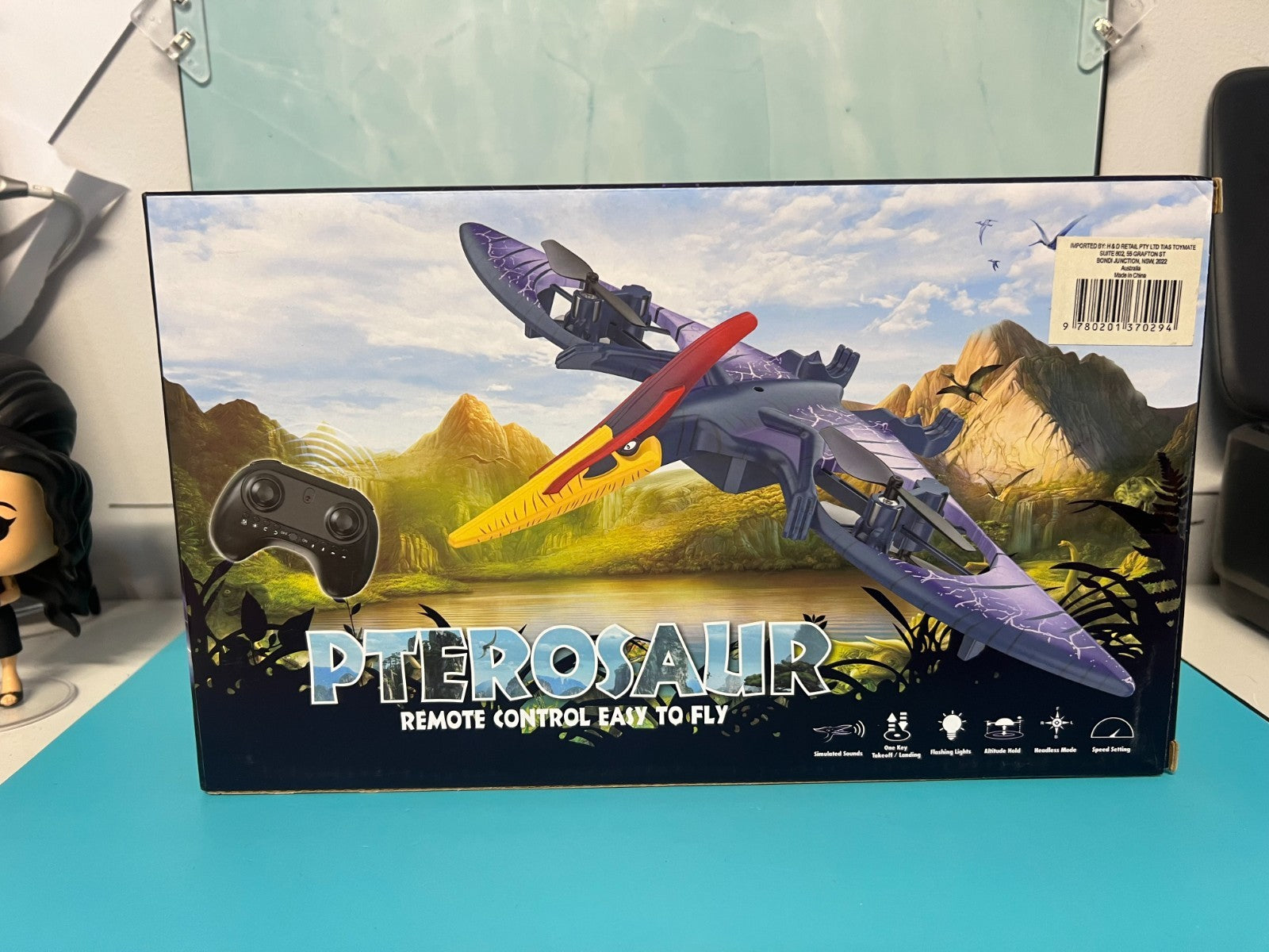 2.4Ghz Quadcopter Remote Control Pterosaur Dinosaur Aircraft RC Drone For K EOB