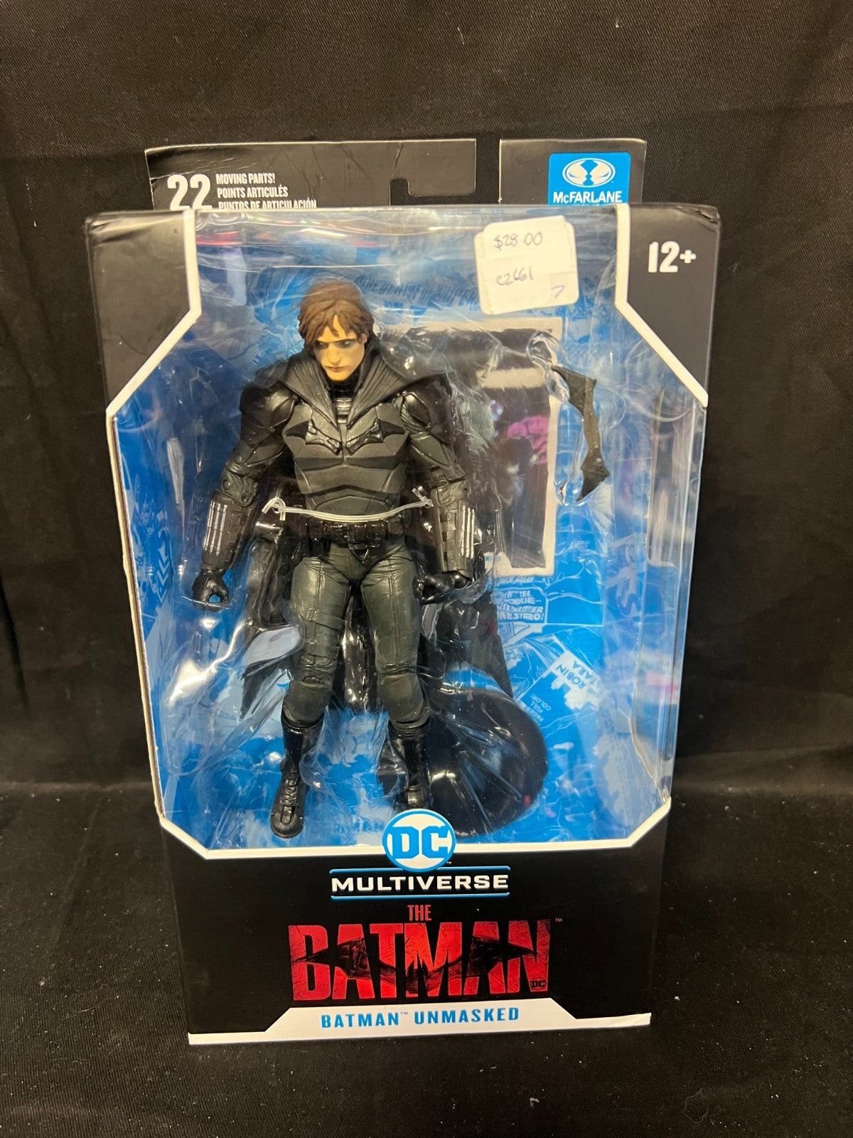 The Batman (2022) - Batman (Unmasked) DC Multiverse 7” Scale Action Figure