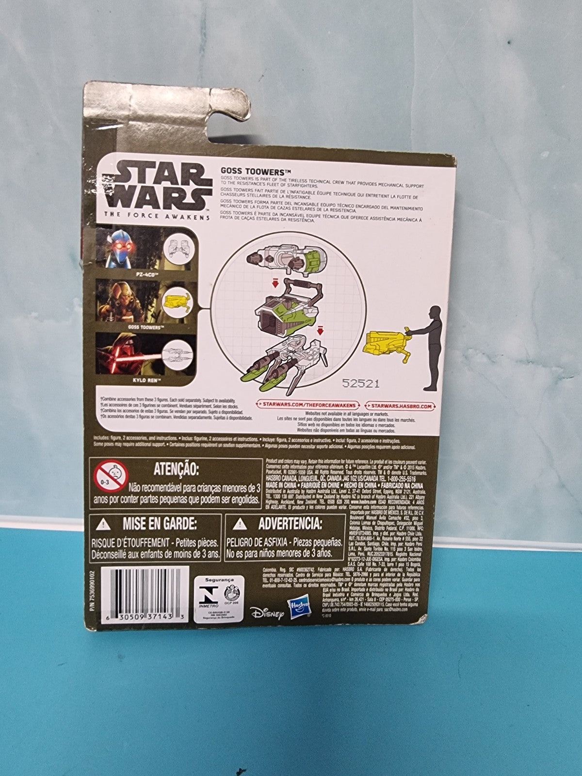 Star Wars Force Awakens Series FOREST MISSION GOSS TOOWERS FIGURE 3.75"