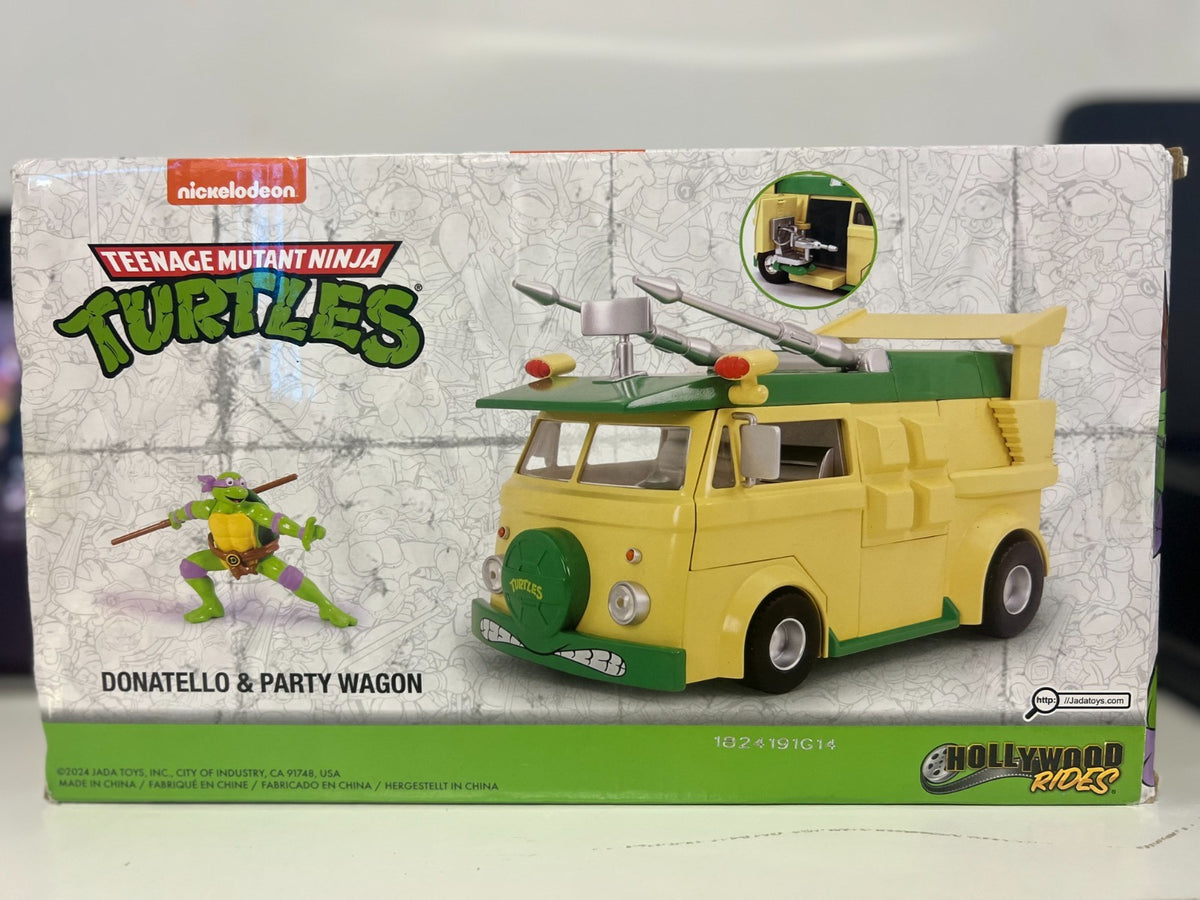 Jada Toys - 1:24 Teenage Mutant Ninja Turtles - Hollywood Rides - Party Wagon wi