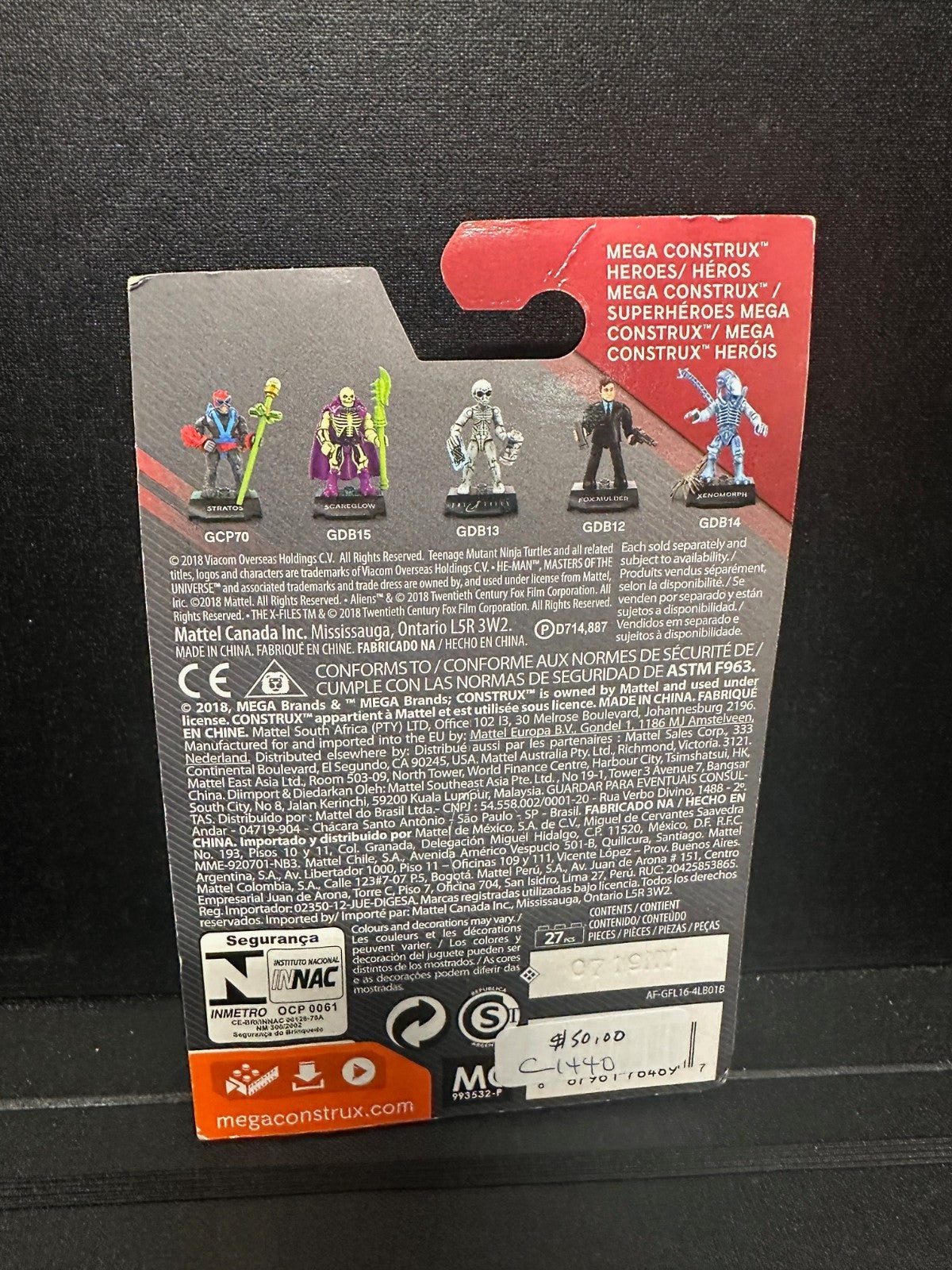 TMNT Mega Construx Heroes Donatello - Series 5 GFL16