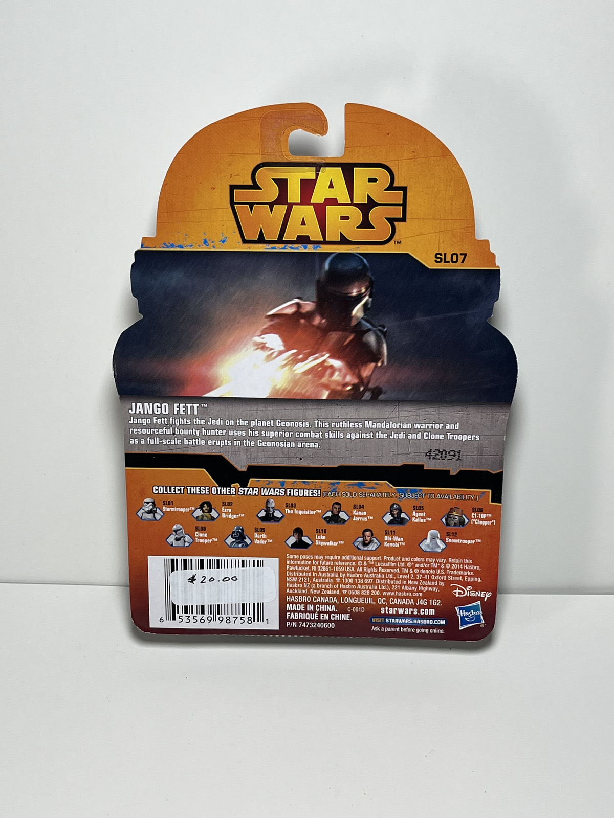 Jango Fett SL07 Star Wars Rebels 3.75
