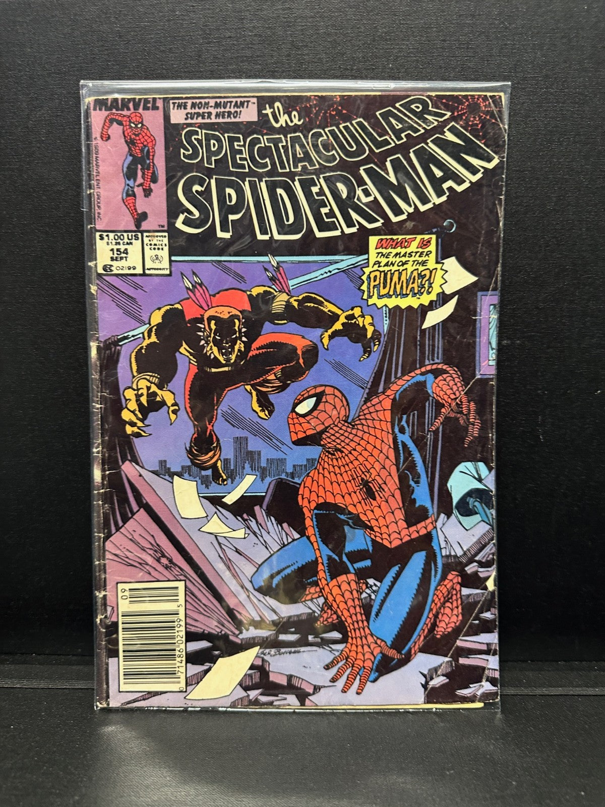 Marvel Comics Spectacular Spider-Man #154  1989