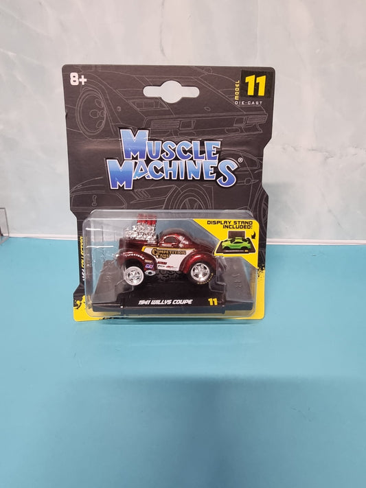 MAISTO MUSCLE MACHINES SERIES 2 #11 - 1941 WILLYS COUPE