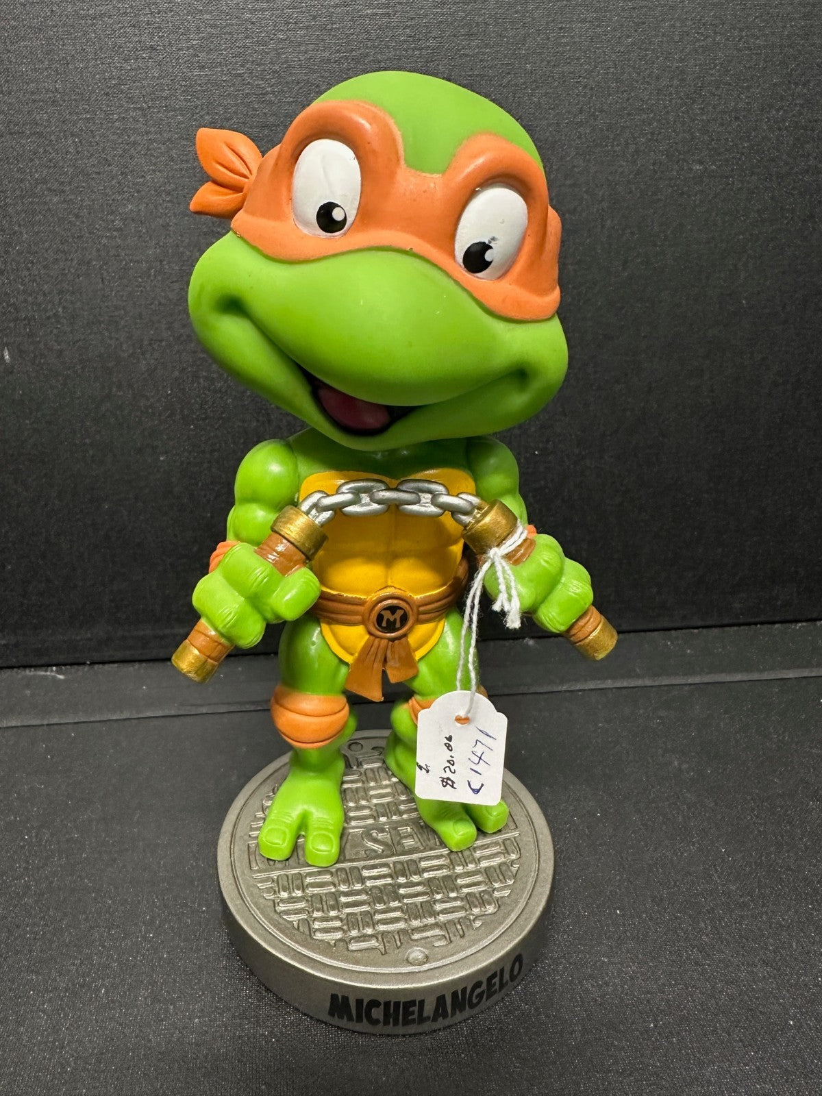 Michelangelo Teenage Mutant Ninja Turtles Wacky Wobbler Funko Loose