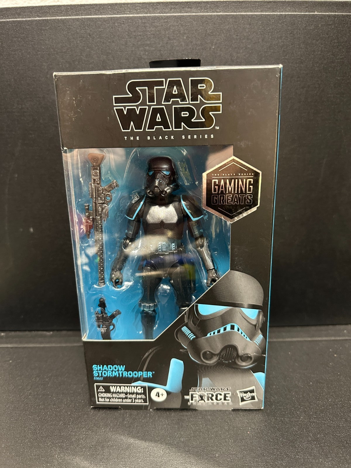 Star Wars  Black Series Shadow Stormtrooper Force Unleashed 6 inch Action Figure