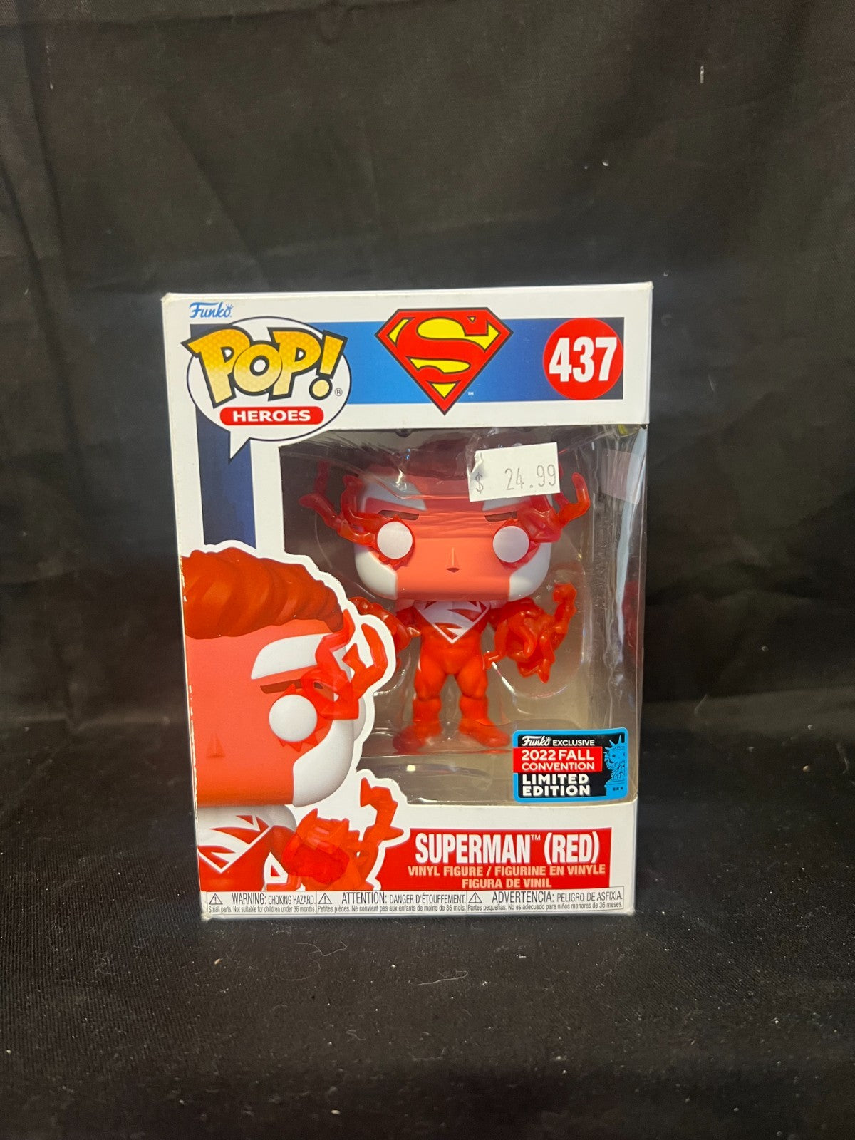 DC Comics - Superman (Red) #437 Limited Edition Funko Pop Vinyl Figure 