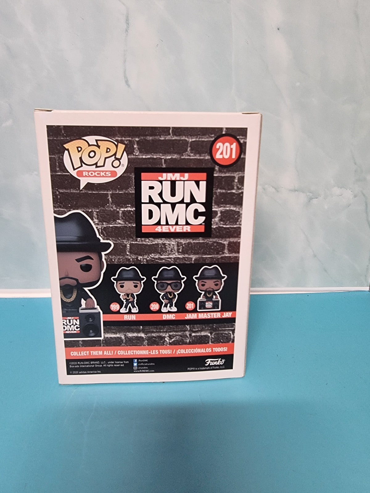 Funko Pop vinyl rocks run DMC Jam Master Jay #201