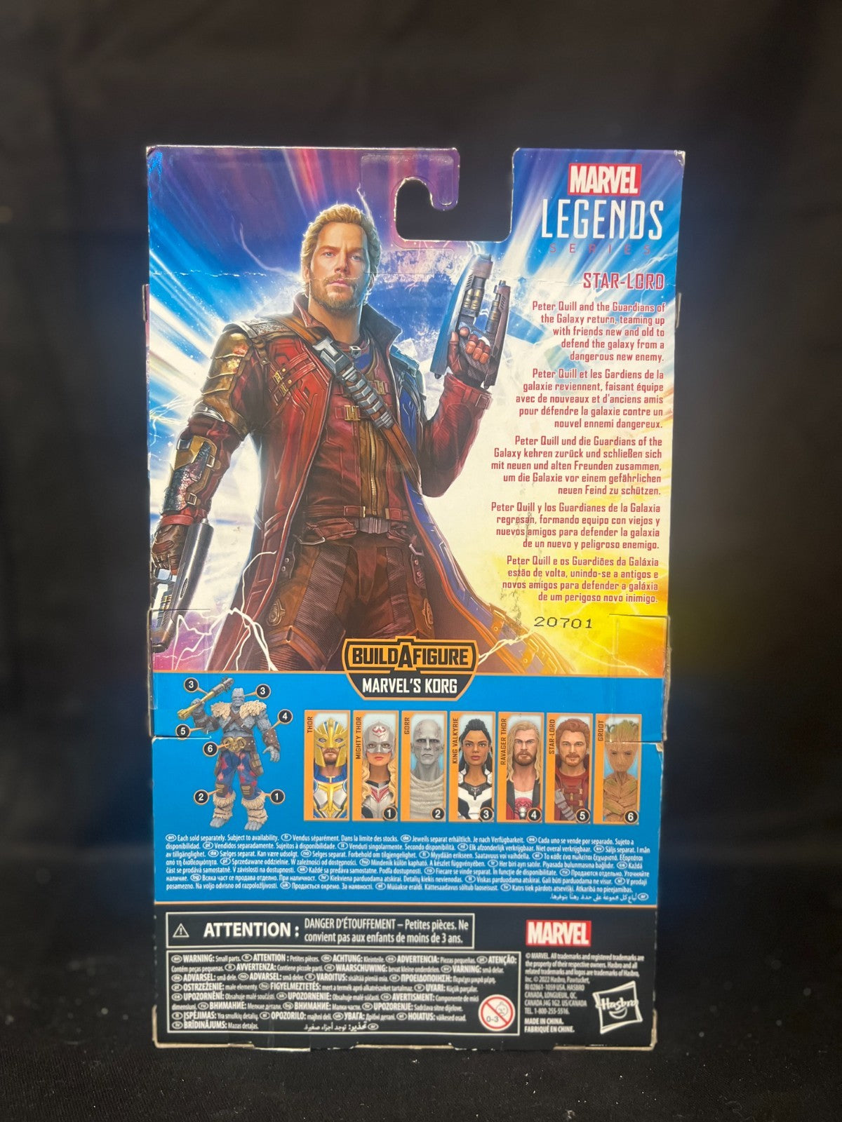 Hasbro Marvel Legends Series Thor: Love and Thunder - Star-Lord Action Figure
