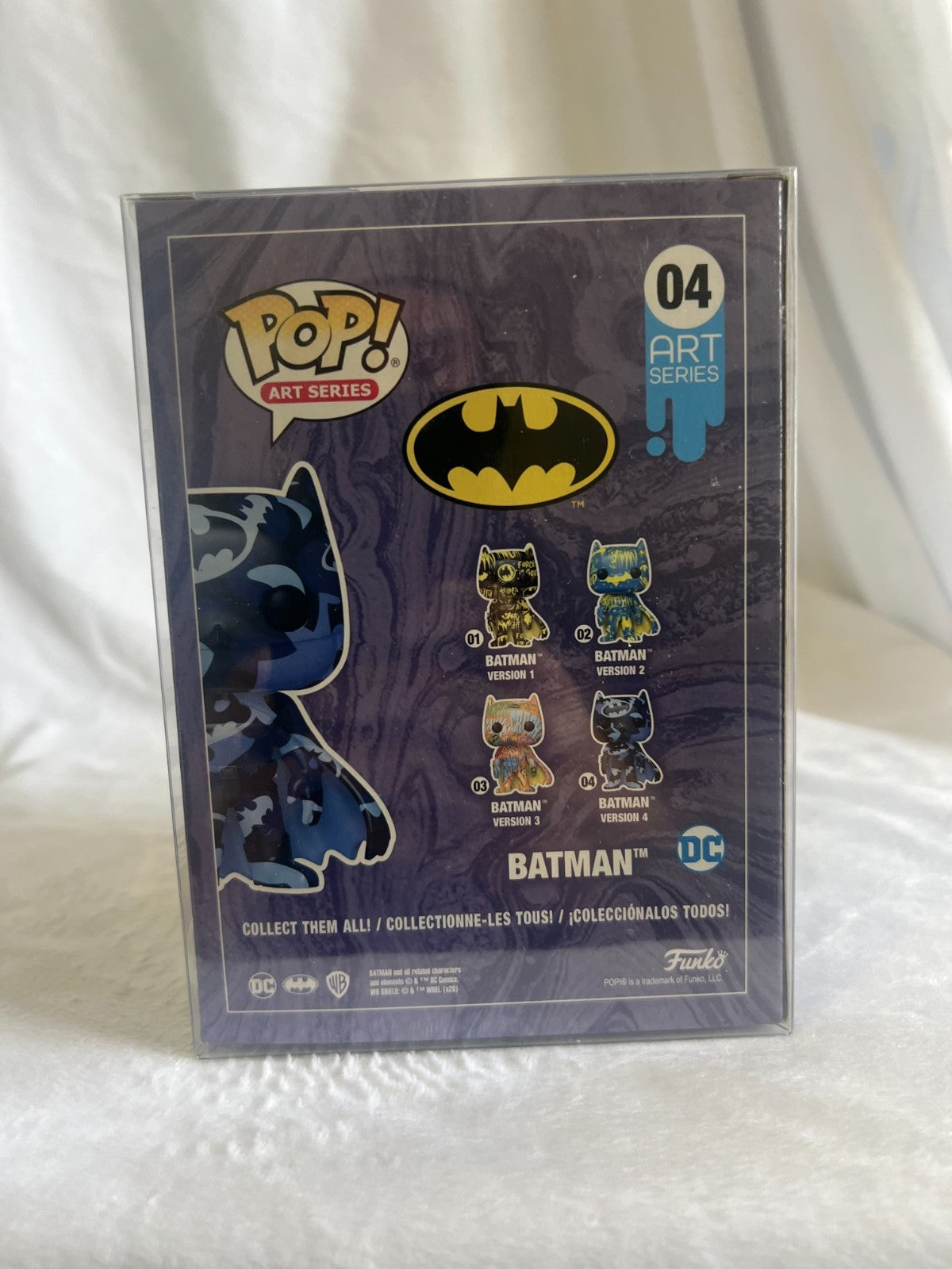 FUNKO POP VINYL DC BATMAN ARTIST SERIES BLACK & BLUE #04 EXCLUSIVE