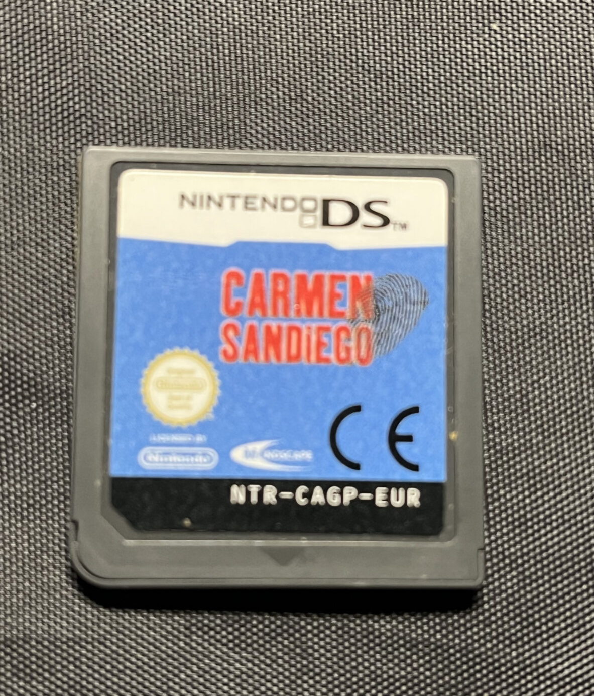 Where in the World is Carmen Sandiego? Nintendo DS Game Cartridge