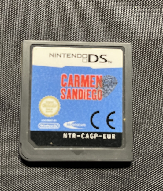Where in the World is Carmen Sandiego? Nintendo DS Game Cartridge