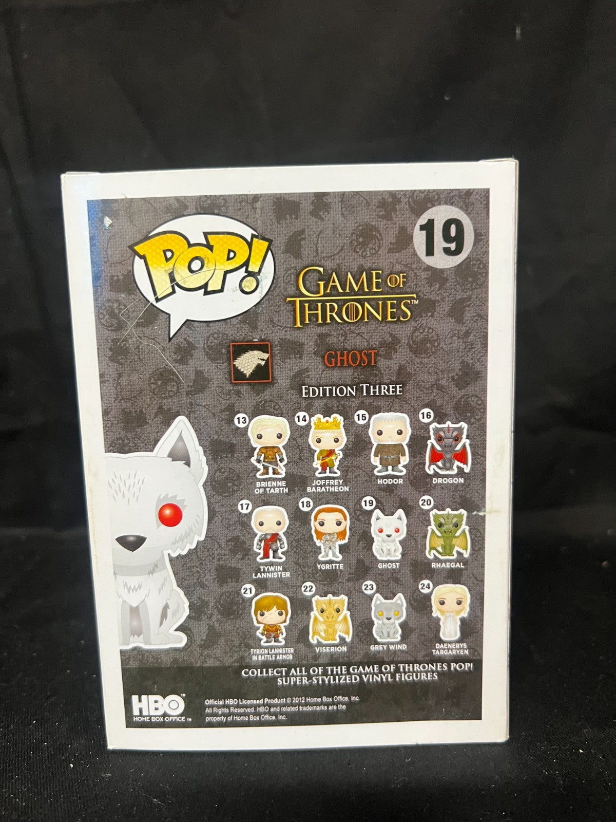 Funko Pop Game Of Thrones Funko Pop! Vinyl Figure #19 Ghost