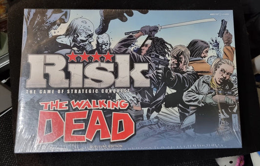 The Walking Dead Risk Survival Edition Zombie Conquest Board Game Hasbro. Sealed