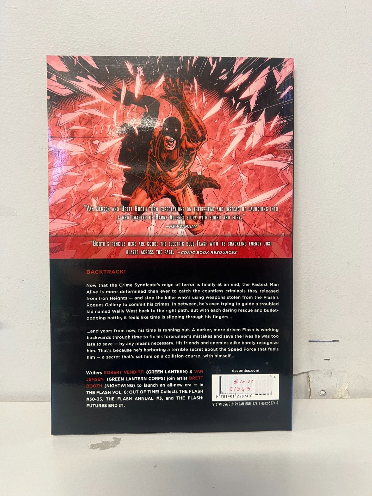 DC New 52 The Flash Volume 6 Out Of Time Unopened Hardcover HC Sealed