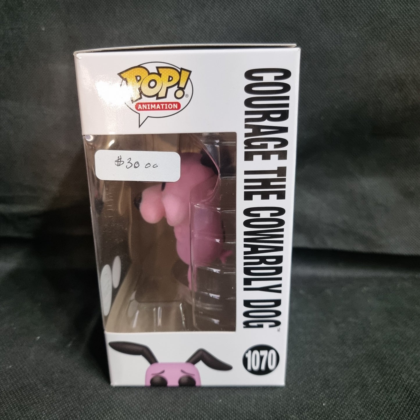 Funko Pop! Vinyl: Cartoon Network - Courage The Cowardly Dog  FLOCKED #1070
