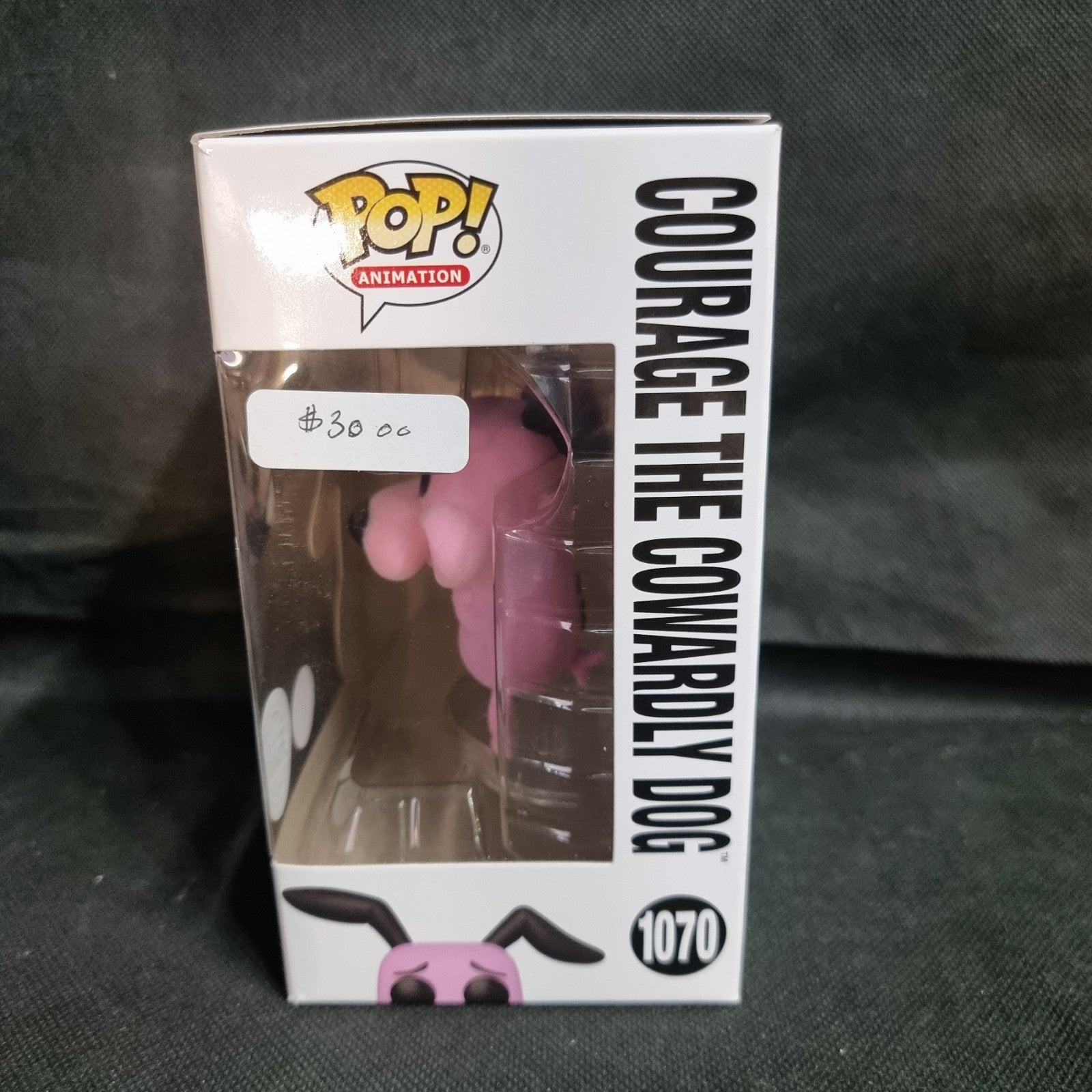 Funko Pop! Vinyl: Cartoon Network - Courage The Cowardly Dog  FLOCKED #1070