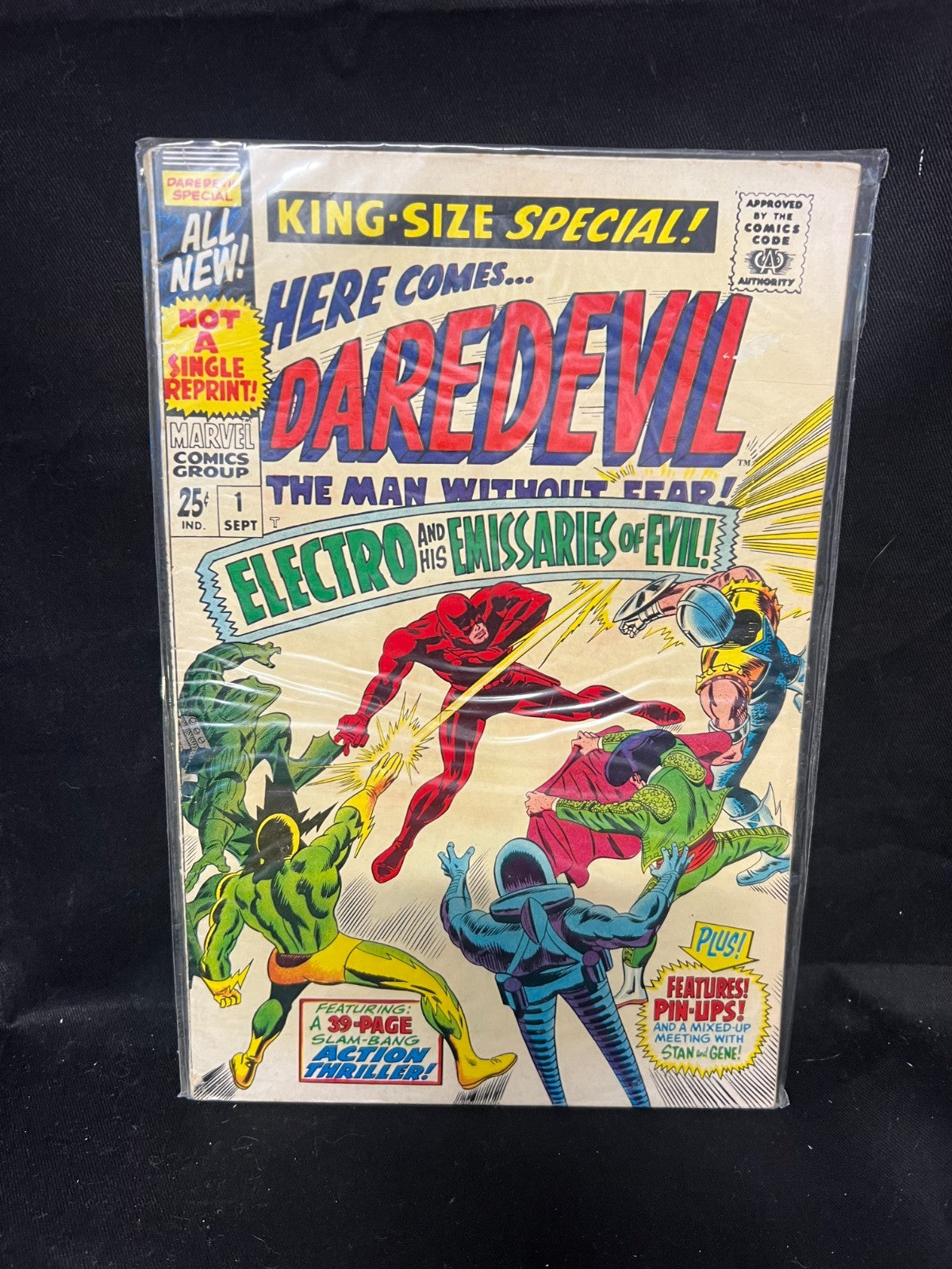 DAREDEVIL KING-SIZE SPECIAL #1 Marvel 1967 "Electro and his Emissaries of Evil"