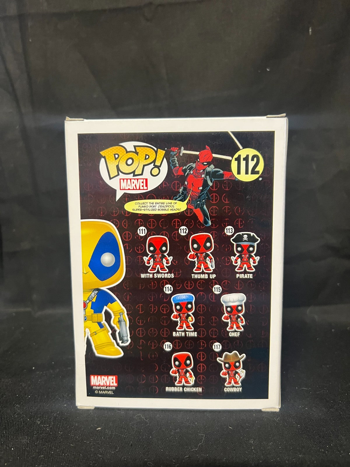 Marvel Funko Pop - Yellow Deadpool (Thumbs Up) - Deadpool - No. 112
