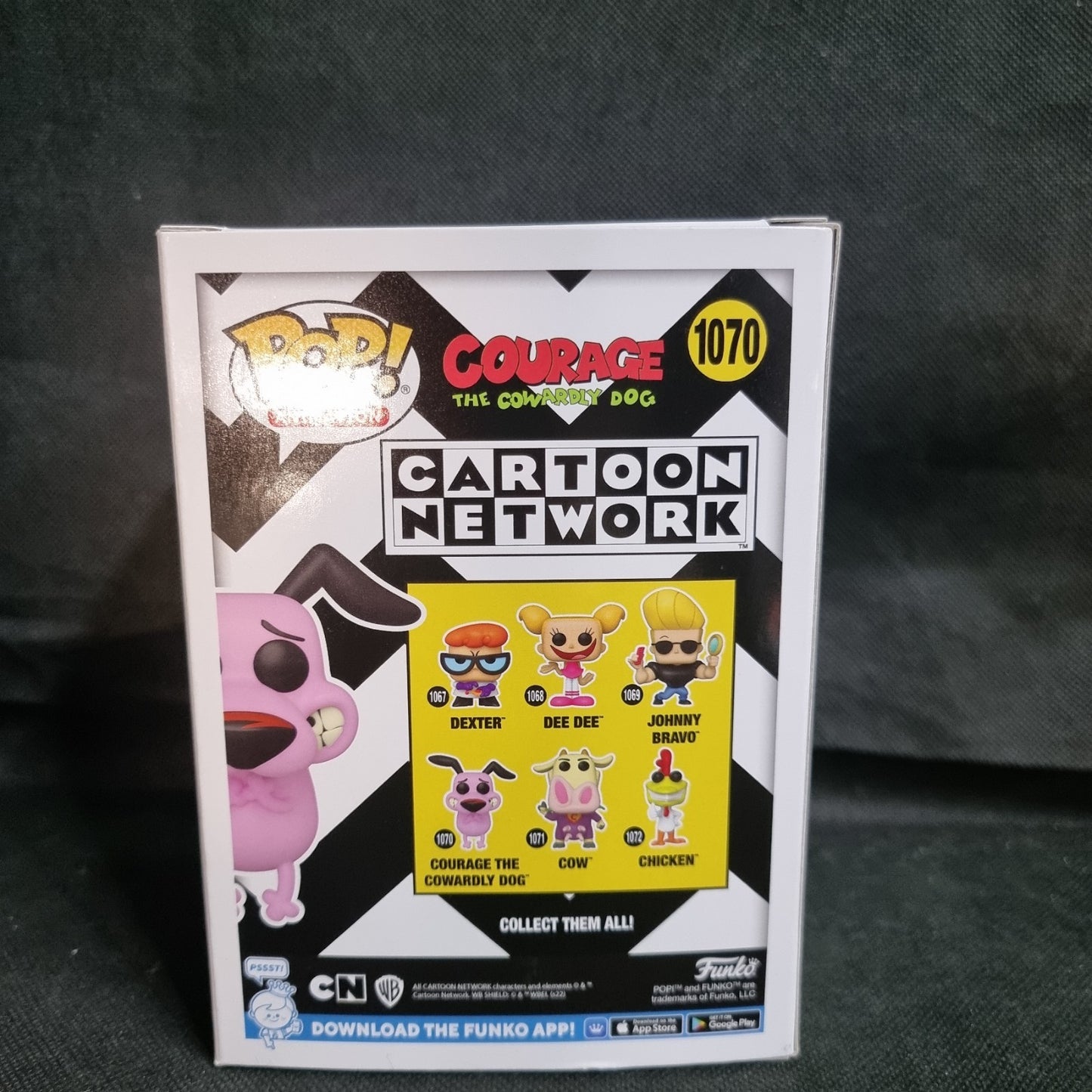 Funko Pop! Vinyl: Cartoon Network - Courage The Cowardly Dog  FLOCKED #1070