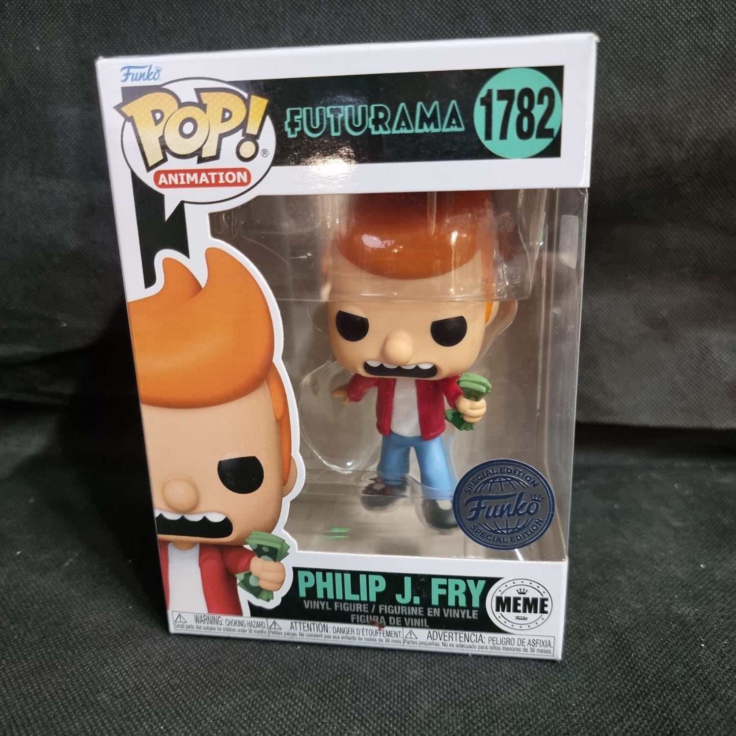 Futurama #1782 Philip J. Fry Shut Up and Take My Money Funko Pop! 