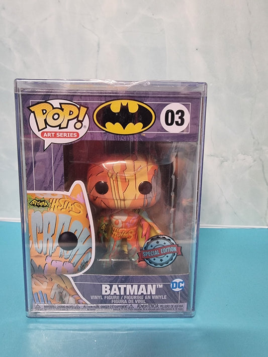 Funko POP! Batman 03 Special Edition  Artist Series Orange Sealed hard case