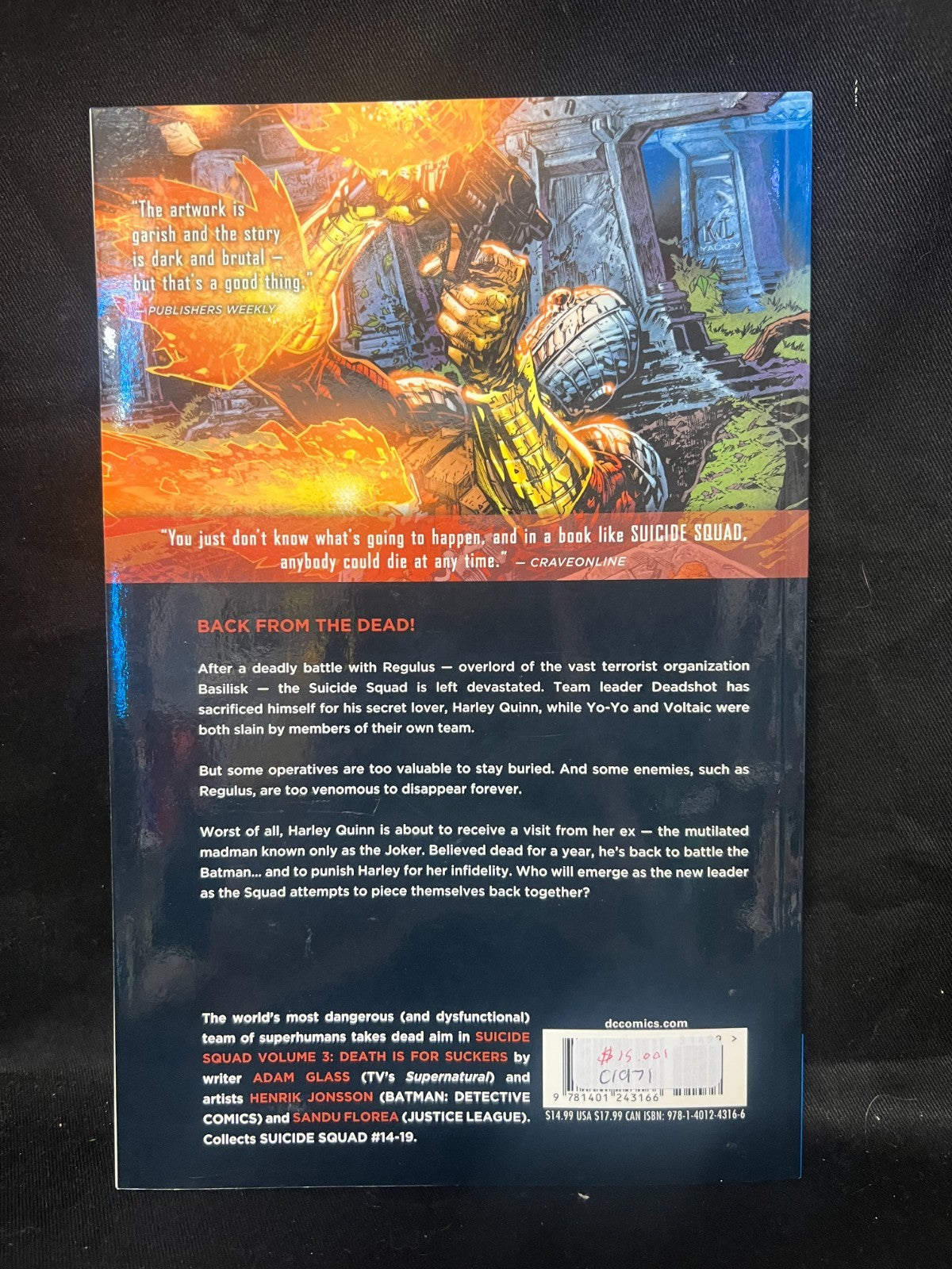 DC Comics Suicide Squad: New 52 Series Volume 3 Death is for Suckers TPB