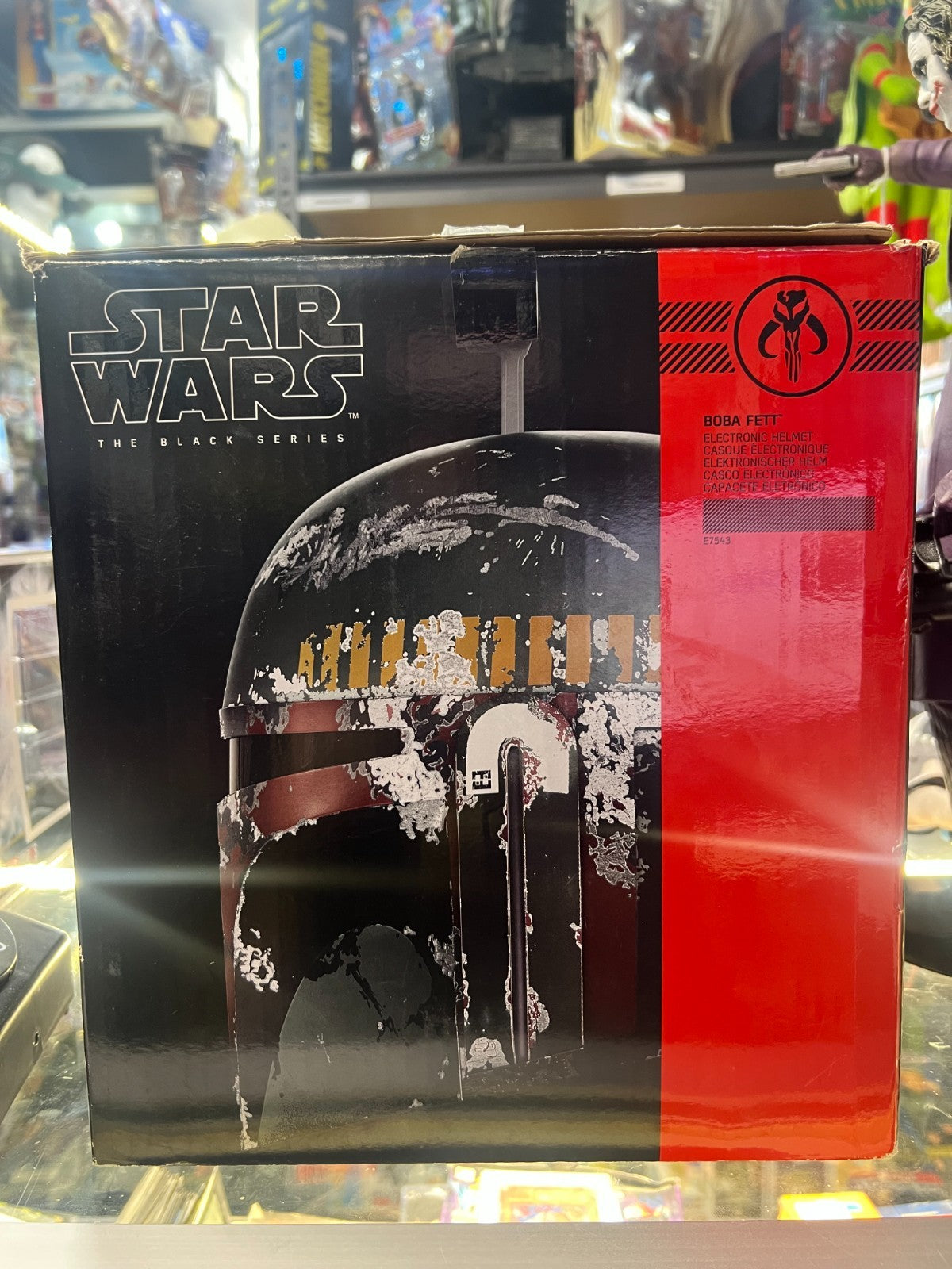 Star Wars The Black Series Boba Fett Premium Electronic Helmet 40th Anniversary