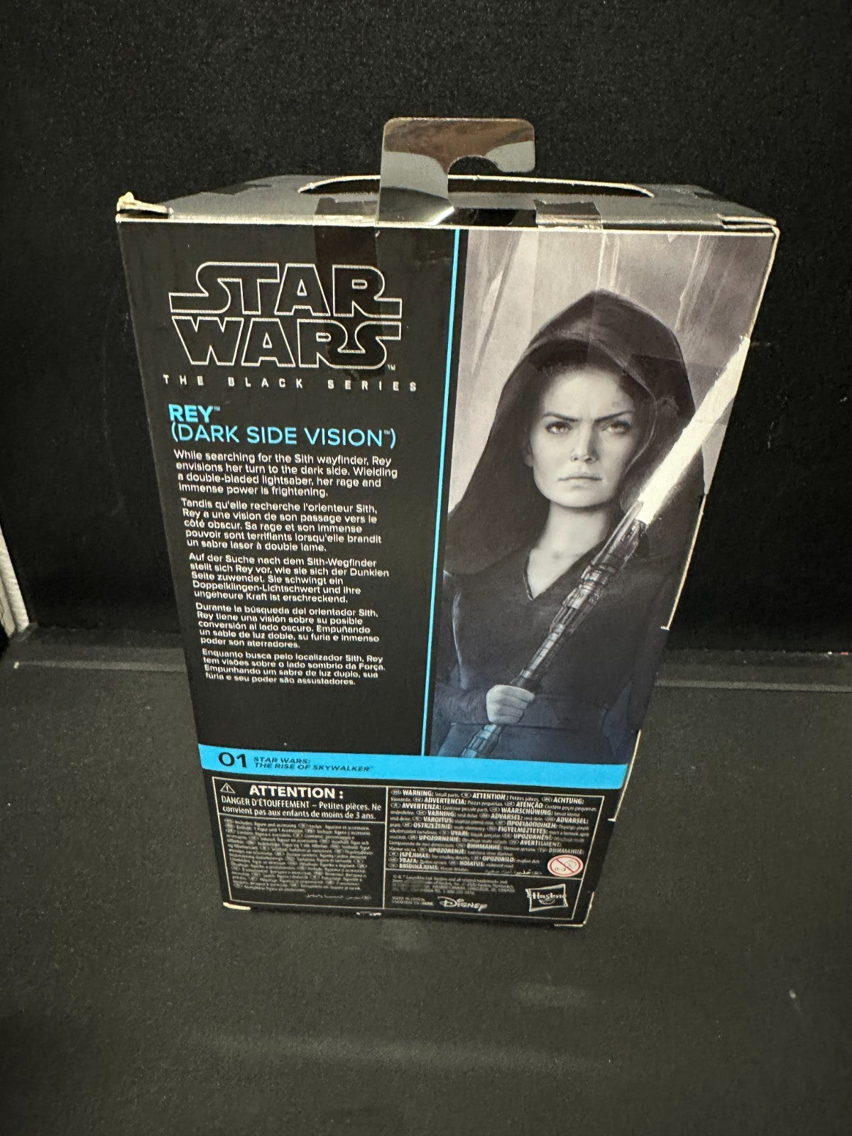 Dark Rey Figure Star Wars Black Series Rey Dark Side Vision Action Figure – Captain ...
