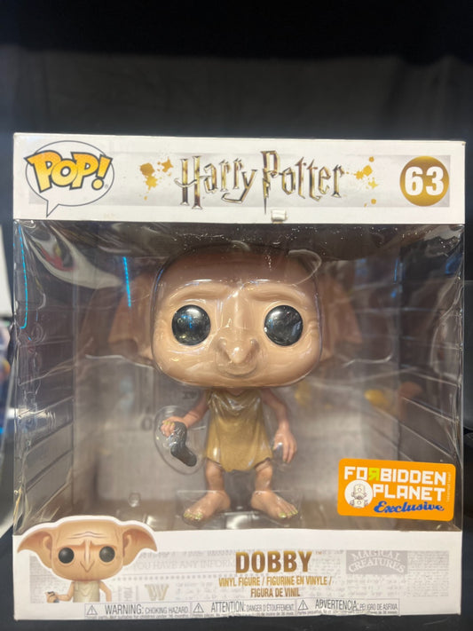 Harry Potter Dobby 10" Funko Pop! Vinyl #63 (Forbidden Planet Exclusive)
