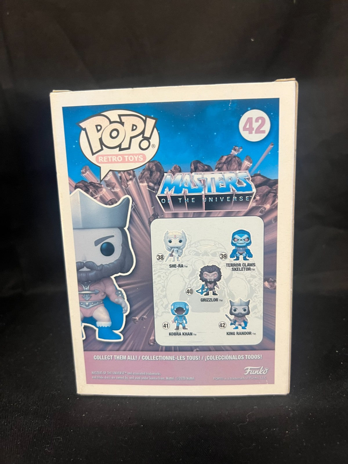 FUNKO POP MASTERS OF THE UNIVERSE KING RANDOR #42 VINYL FIGURE