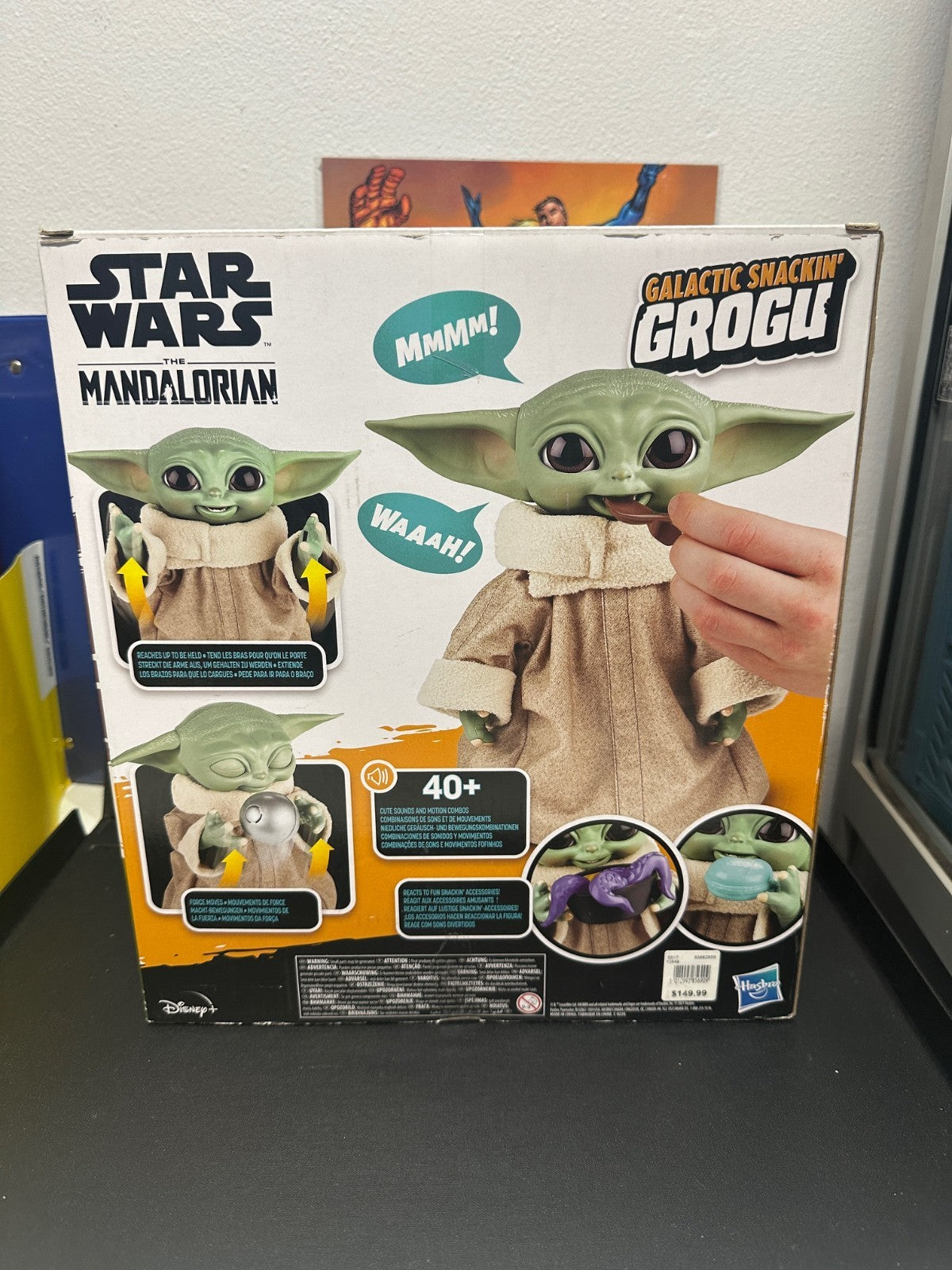 STAR WARS - The Mandalorian Galactic Snackin' Grogu Animatronic Toy