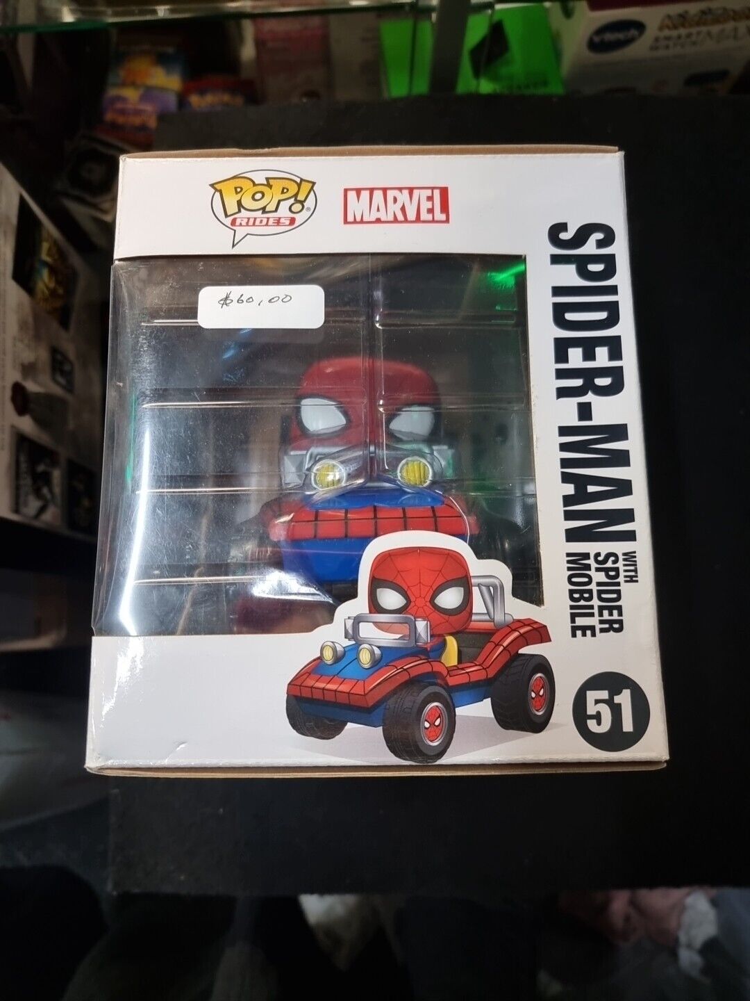 Funko Pop Rides Marvel SPIDER-MAN W/ MOBILE #51