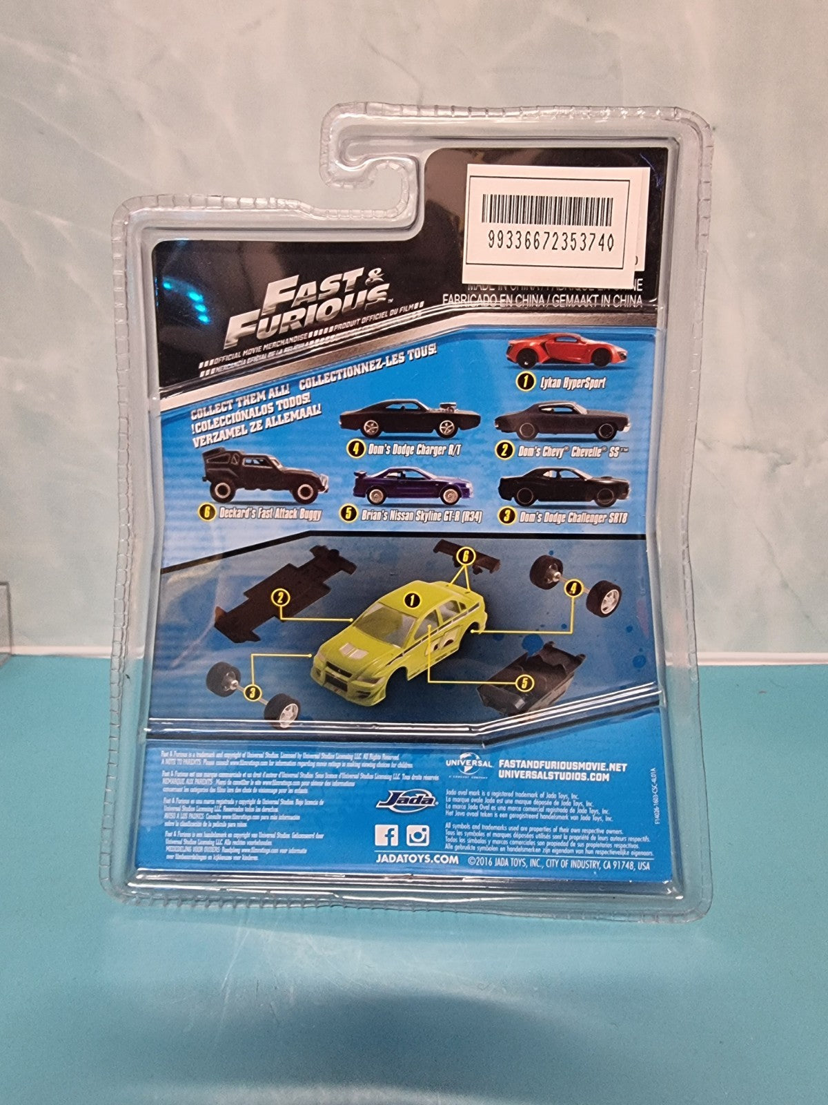 Jada Fast and Furious Build N Collect Doms Chevy Chevelle SS